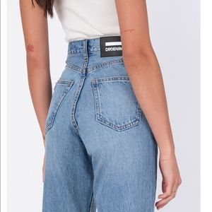 Dr. Denim Echo Sky High Wide Leg High Waist Jeans in Blue Jay- Size 28